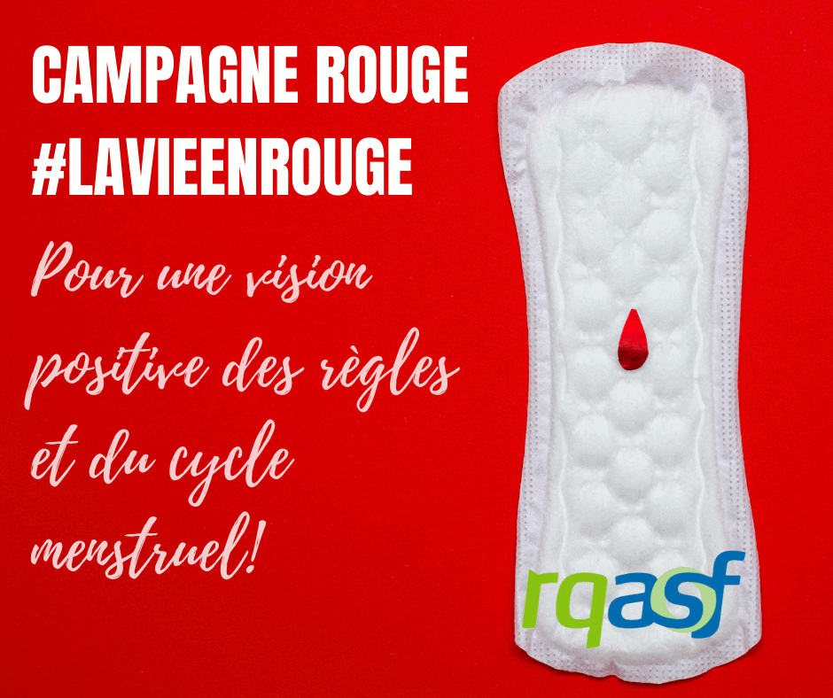 Campagne Rouge: pour une vision positive des règles et du cycle menstruel!